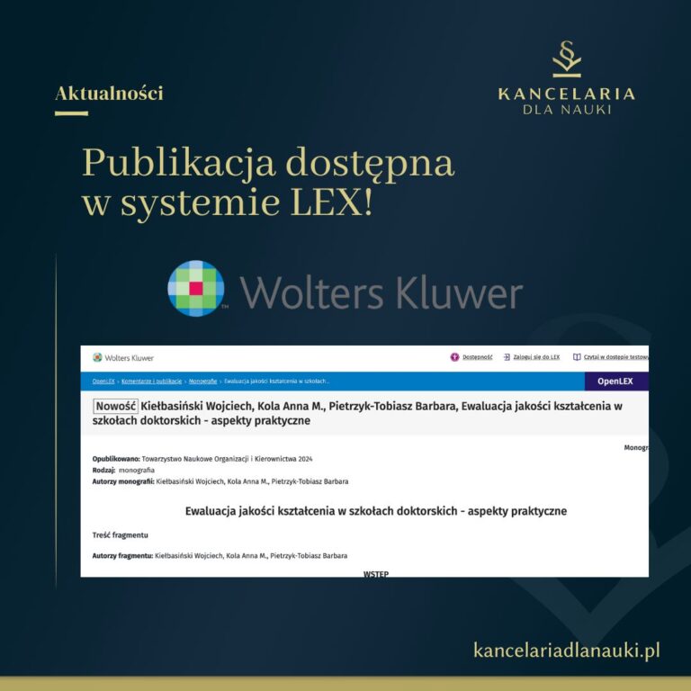 Publikacja w Systemie LEX!