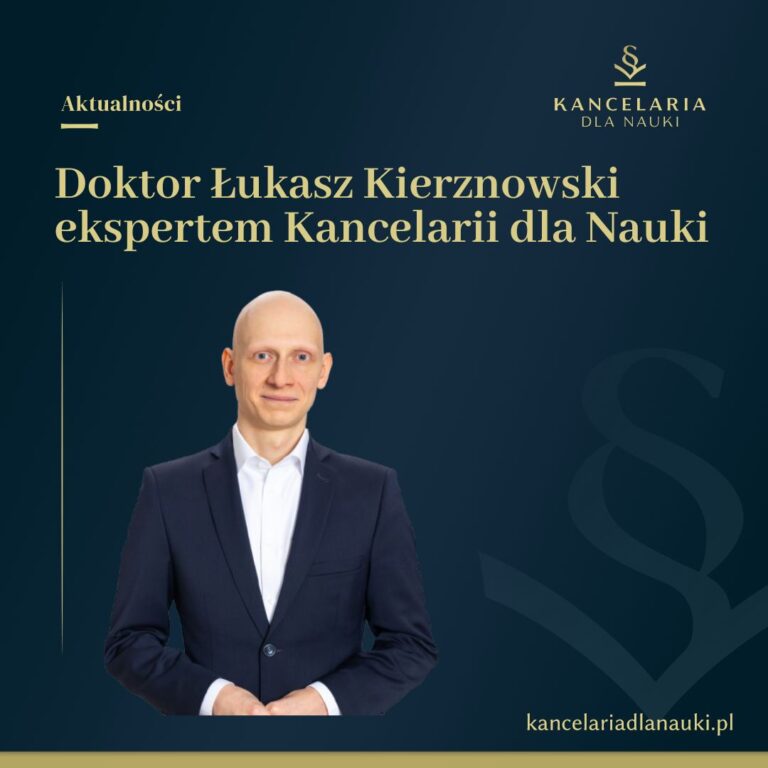 Nowy ekspert Kancelarii dla Nauki