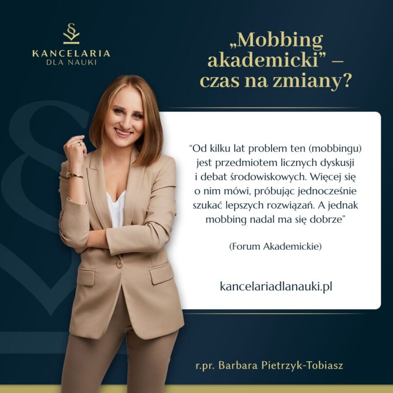 „Mobbing akademicki” – czas na zmiany?
